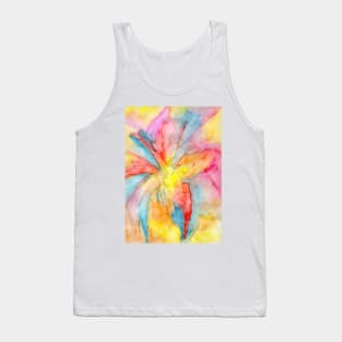 Watercolour Lily Tank Top